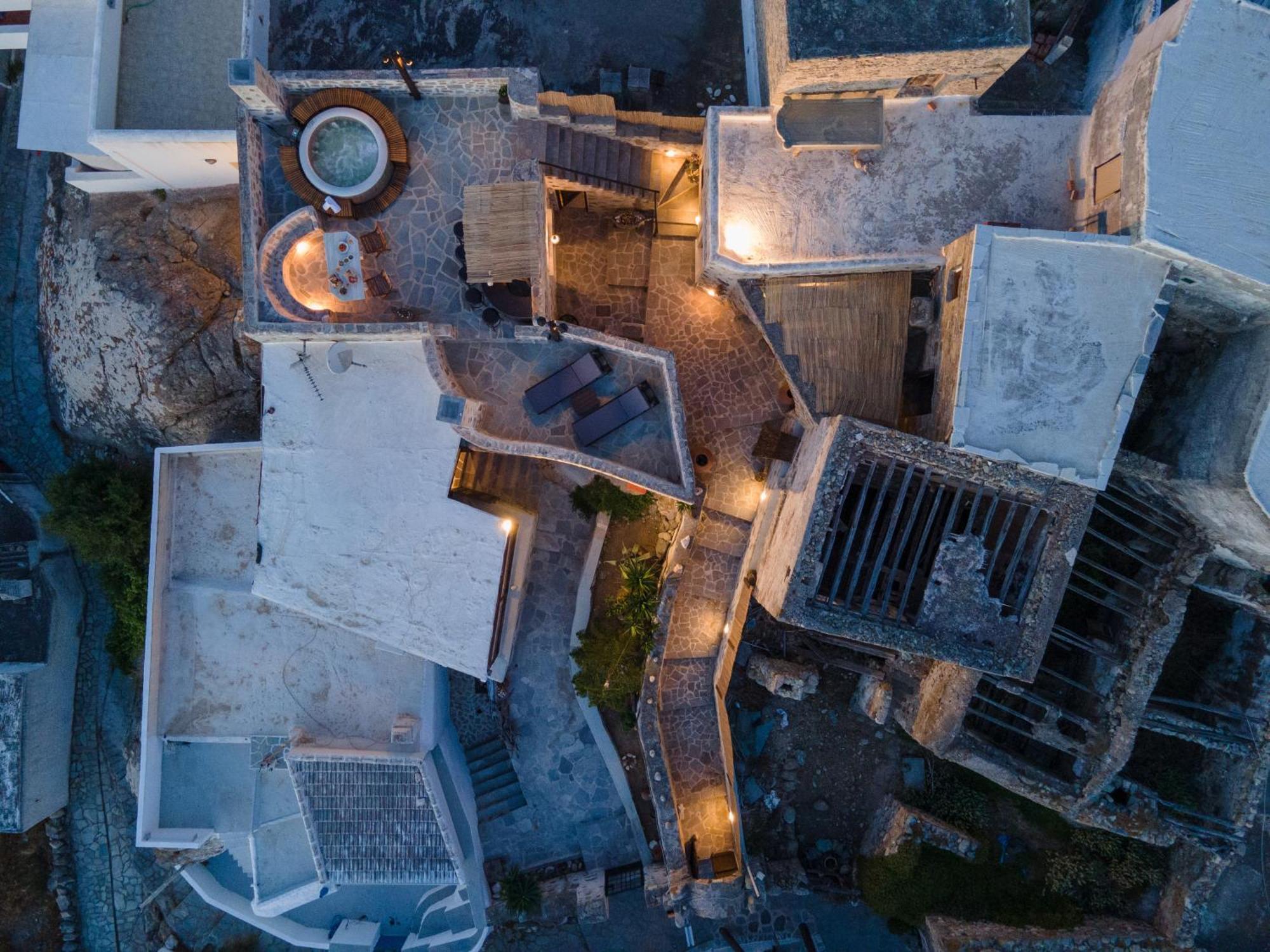 Villa Halaros Castle Glinado Naxos Exterior foto